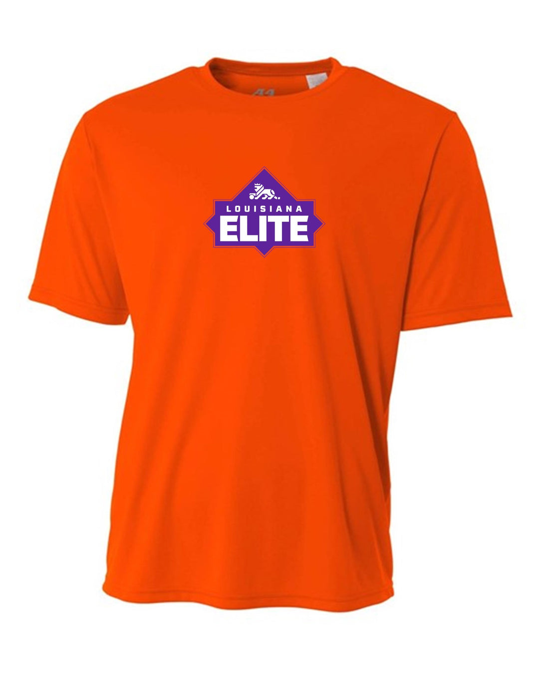 Louisiana Elite Logo A4 Cooling Performance Crew Louisiana Elite Spiritwear Orange Mens Small - Third Coast Soccer