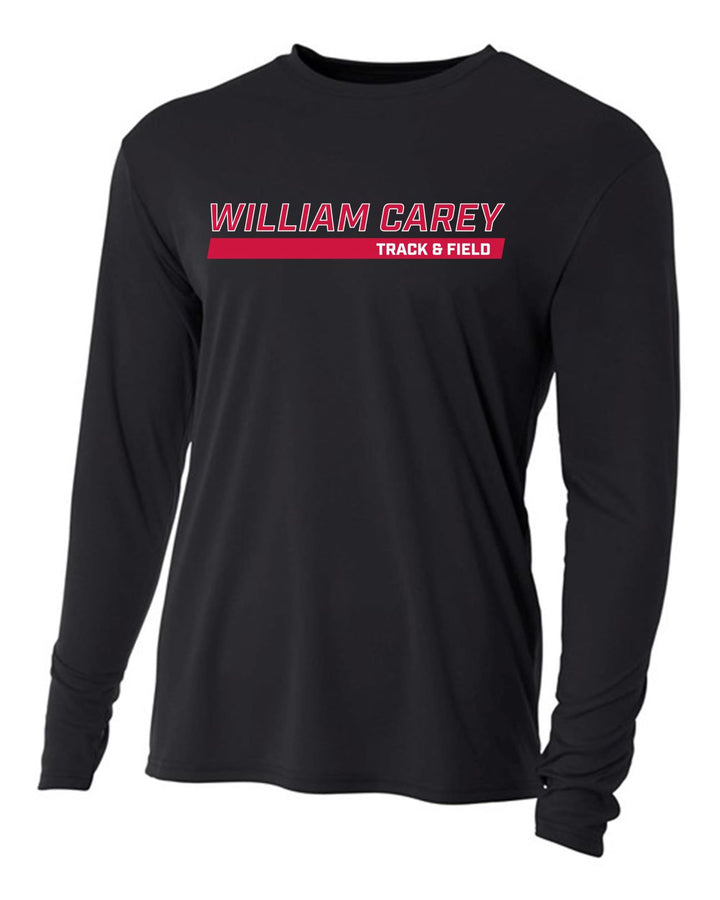 WCU Track & Field Men's Long-Sleeve Performance Shirt WCU Track & Field Black Wc W/O Crusader - Third Coast Soccer