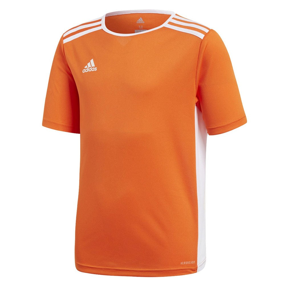 adidas Youth Entrada 18 Jersey - Orange/White apparel closeout - Third Coast Soccer