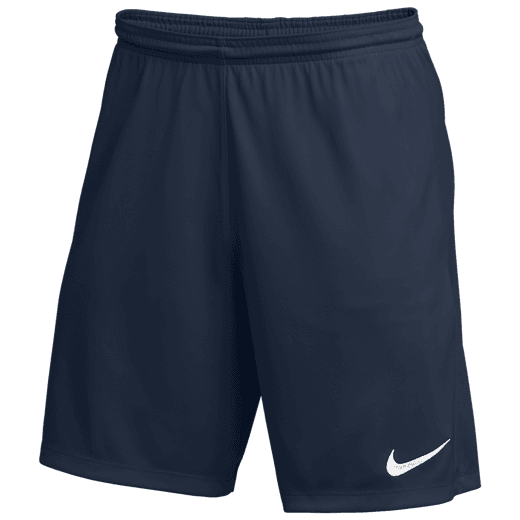 Nike Bayou SC Youth Park III Recreational Short - Navy Bayou Soccer Club Rec College Navy/White Youth XSmall - Third Coast Soccer