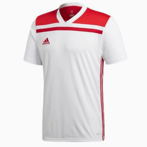 adidas Regista 18 Jersey - White/Red apparel closeout - Third Coast Soccer