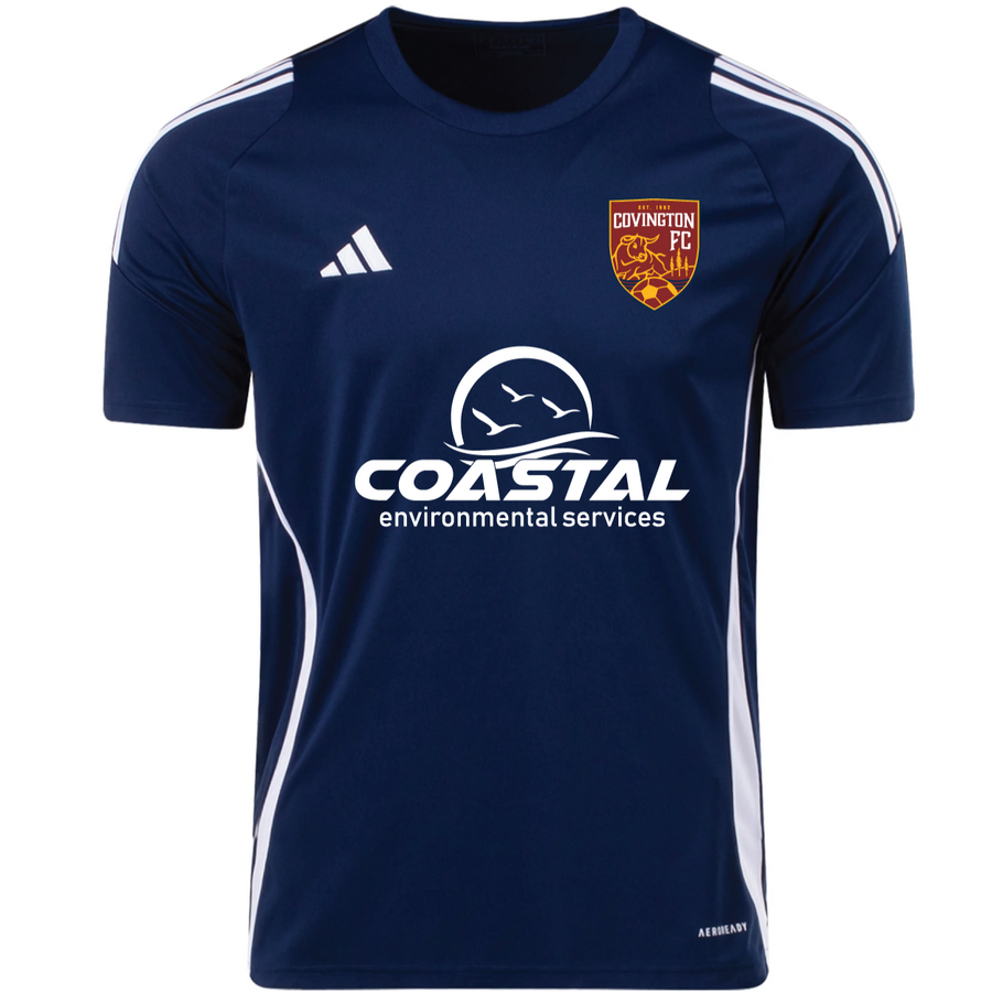 adidas Covington FC Men's Tiro 24 Jersey - Navy/White Covington FC 24-26 - Third Coast Soccer