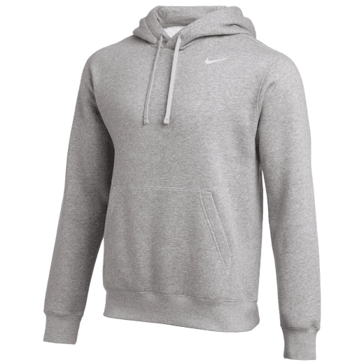 Nike Team Club Fleece Hoodie Training Wear Grey Mens Small - Third Coast Soccer