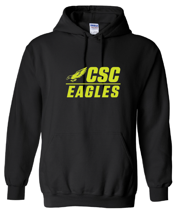 CSC Hooded Sweatshirt - Black Calcasieu Soccer Club 25-27 - Third Coast Soccer