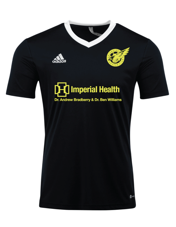 adidas CSC Recreational Youth Entrada 22 Jersey - Black Calcasieu Soccer Club Rec   - Third Coast Soccer