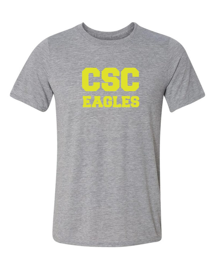 CSC Eagles Short-Sleeve T-Shirt CSC Spiritwear Sport Grey Mens Small - Third Coast Soccer