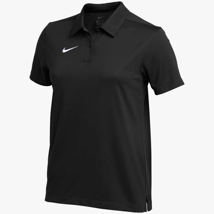 Nike Women's Dri Franchise Polo Polos Black/White Womens XSmall - Third Coast Soccer