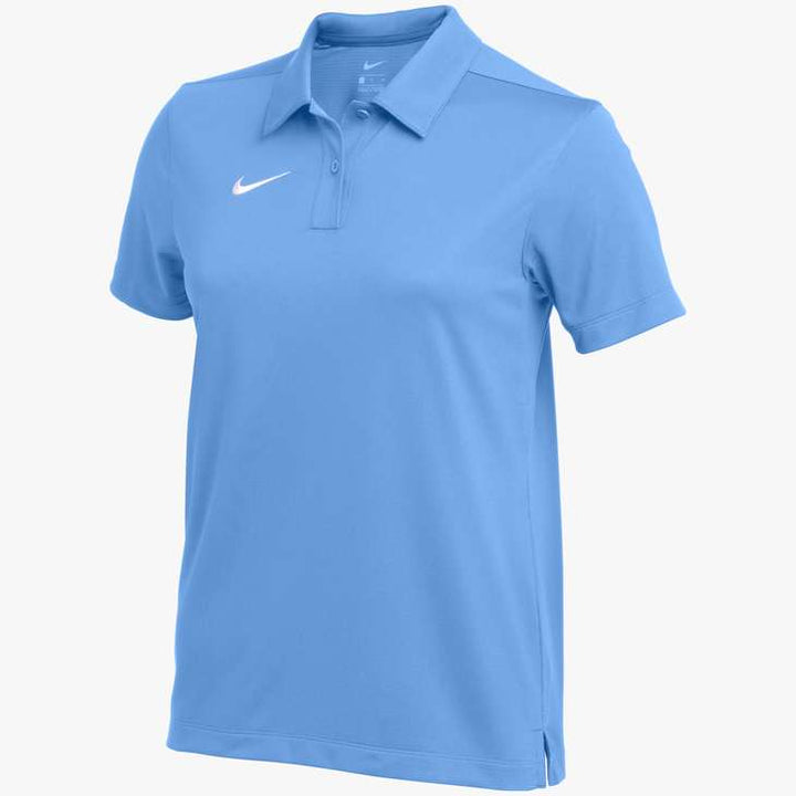 Nike Women's Dri Franchise Polo Polos Team Light Blue/White Womens XSmall - Third Coast Soccer