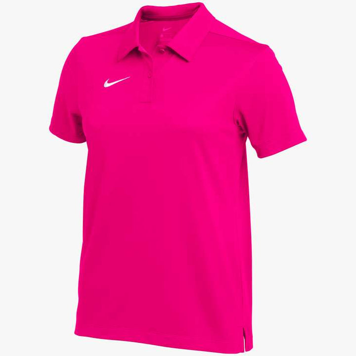 Nike Women's Dri Franchise Polo Polos Vivid Pink/White Womens XSmall - Third Coast Soccer