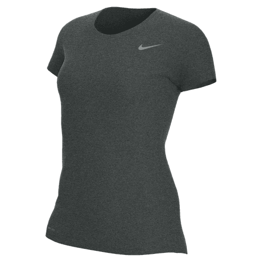 Nike Women's Legend SS Tee Training Wear Carbon Heather Womens Small - Third Coast Soccer