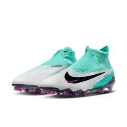 Nike Phantom GX Elite FG - Turquoise/Fuchsia/White Mens Footwear Hyper Turquoise/Black/Fuchsia Dream/White Mens 6.5 - Third Coast Soccer