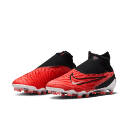 Nike Gripknit Phantom GX Elite Dynamic Fit FG - Crimson/Black/White Men's Footwear Closeout Bright Crimson/Black/White Mens 6.5 - Third Coast Soccer