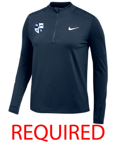 Nike NHS Women's Dri-fit 1/2 Zip Element Top NHS Girls 24   - Third Coast Soccer