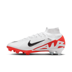 Nike Mercurial Superfly 9 Elite FG - Bright Crimson/White/Black Mens Footwear   - Third Coast Soccer