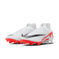 Nike mercurial black white red hotsell