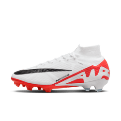 Nike Mercurial Superfly 9 Elite FG - Bright Crimson/White/Black Mens Footwear   - Third Coast Soccer