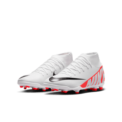 Nike Junior Mercurial Superfly 9 Club FG Crimson White Black