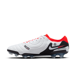 Nike Tiempo Legend 10 Elite FG - White/Black/Bright Crimson Men's Footwear Closeout   - Third Coast Soccer
