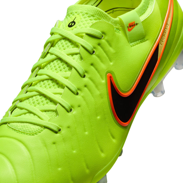 Nike Tiempo Legend 10 Elite AG - Volt/Black Mens Footwear - Third Coast Soccer