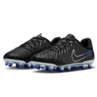 Nike Junior Tiempo Legend 10 Club FG - Black/Chrome/Hyper Royal Youth Footwear Black/Chrome/Hyper Royal Youth 1 - Third Coast Soccer