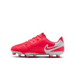 Nike Junior Tiempo Legend 10 Club FG - Hot Lava/White Youth Footwear - Third Coast Soccer