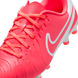 Nike Junior Tiempo Legend 10 Club FG - Hot Lava/White Youth Footwear - Third Coast Soccer