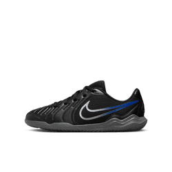 Nike Junior Tiempo Legend 10 Club IC - Black/Chrome/Hyper Royal Youth Footwear   - Third Coast Soccer