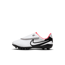 Nike Junior Tiempo Legend 10 Club FG - White/Black/Crimson Youth Footwear   - Third Coast Soccer