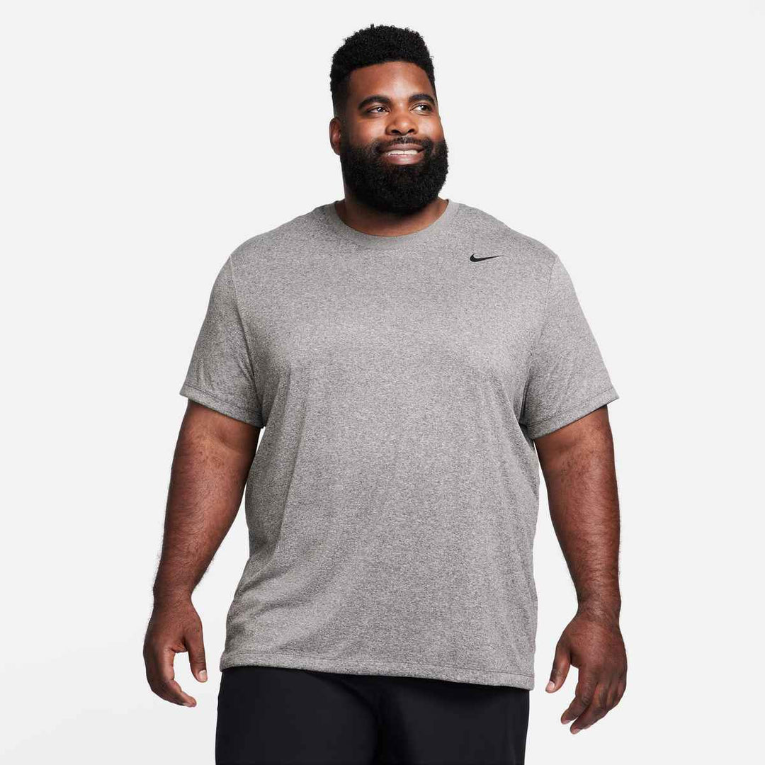 Nike Dri-Fit Legend T-Shirt Training Jersey Midnight Fog/Pure White/Heather/Black Mens Small - Third Coast Soccer