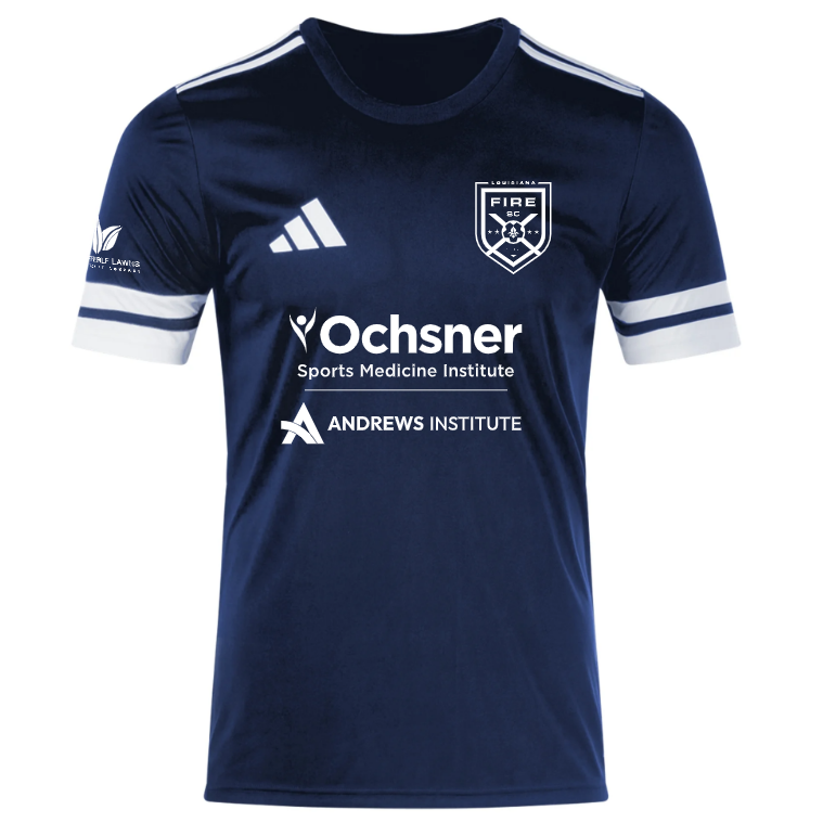 adidas ECNL Men's Squadra 25 Jersey - Navy/White ECNL 25 - Third Coast Soccer
