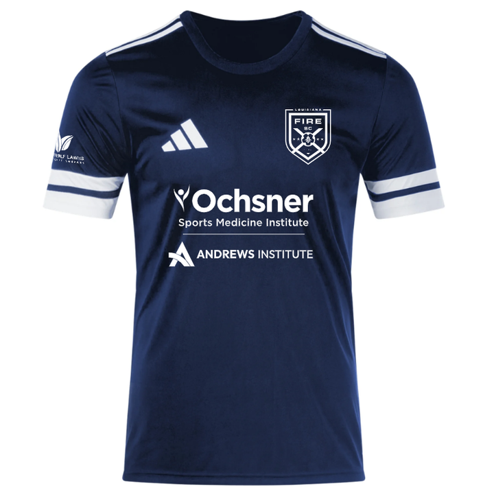 adidas ECNL Men's Squadra 25 Jersey - Navy/White ECNL 25 - Third Coast Soccer