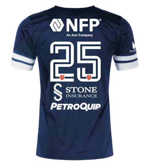 adidas ECNL Men's Squadra 25 Jersey - Navy/White ECNL 25 - Third Coast Soccer