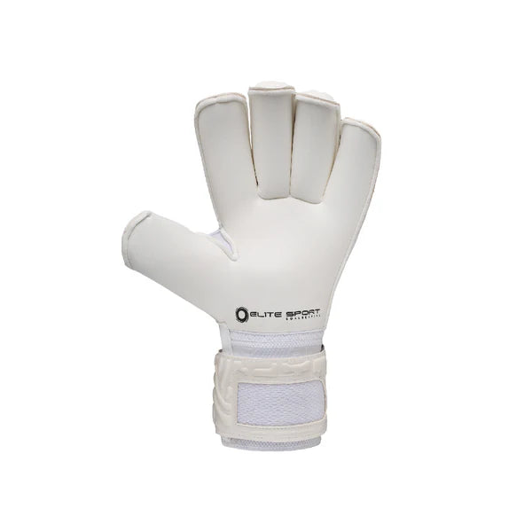 Elite White Solo Goalkeeper Gloves Gloves - Third Coast Soccer