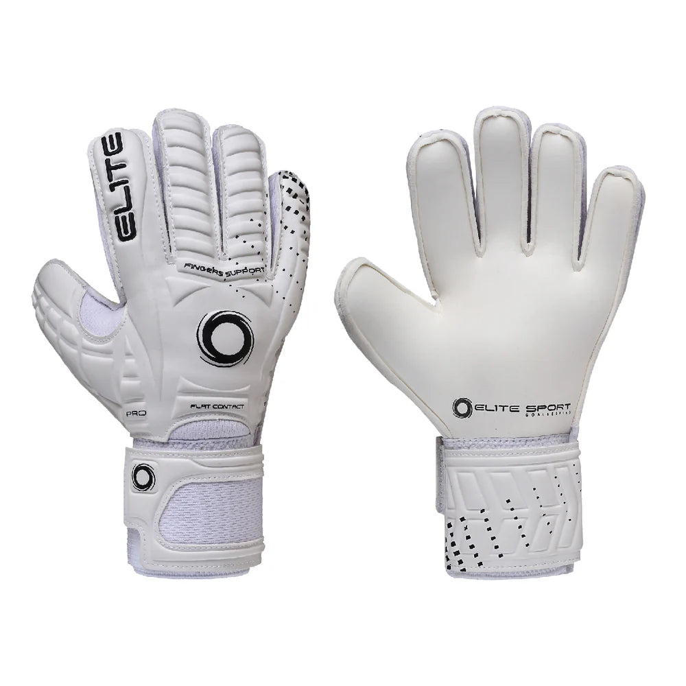 Elite Warrior Youth Goalkeeper Gloves - White Gloves - Third Coast Soccer