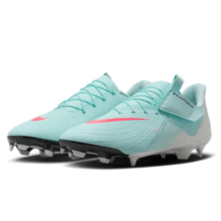 Nike Phantom GX II Academy EasyOn FG/MG - Mint/Atomic Red/Off Noir Mens Footwear - Third Coast Soccer