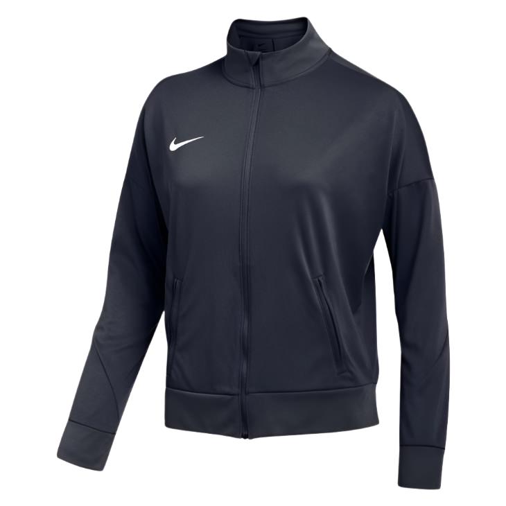 Nike Bayou SC Women's Academy Pro 24 Training Jacket - Navy Bayou Soccer Club 25-27 Obsidian/White Womens XSmall - Third Coast Soccer