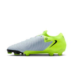 Nike Phantom GX 2 Pro FG - Silver/Black/Volt Men's Footwear Closeout - Third Coast Soccer