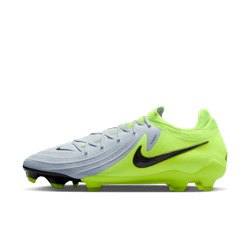 Nike Phantom GX 2 Pro FG - Silver/Black/Volt Men's Footwear Closeout - Third Coast Soccer