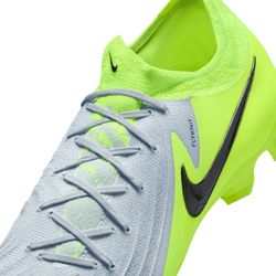 Nike Phantom GX 2 Pro FG - Silver/Black/Volt Men's Footwear Closeout - Third Coast Soccer