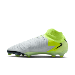 Nike Phantom Luna II Elite FG - Silver/Black/Volt Men's Footwear Closeout - Third Coast Soccer