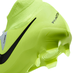 Nike Phantom Luna II Pro FG - Silver/Black/Volt Men's Footwear Closeout - Third Coast Soccer