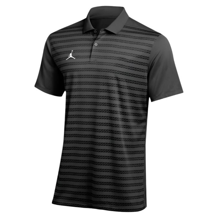 Nike Men's Dri-Fit Jordan Victory Polo - Black Polos - Third Coast Soccer