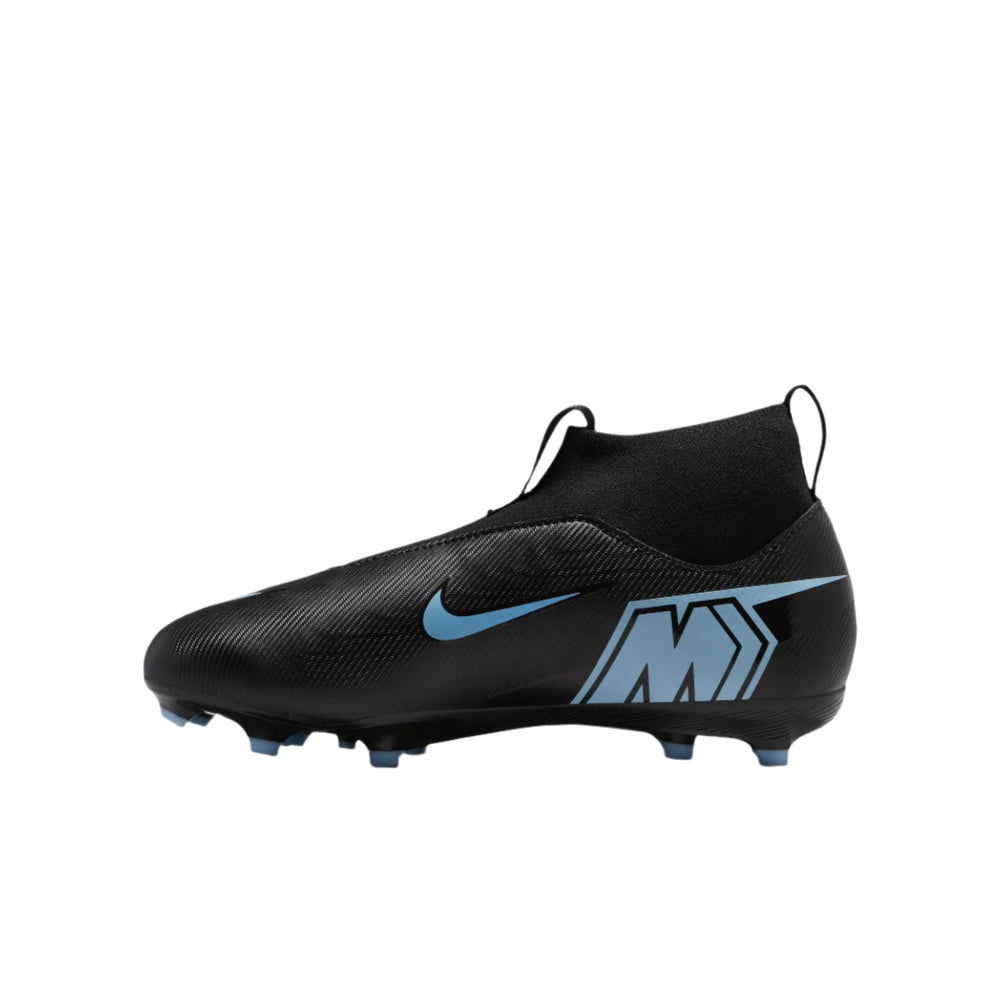 Nike Junior Mercurial Superfly 10 Academy FG/MG - Black/Ice Blue Youth Footwear - Third Coast Soccer