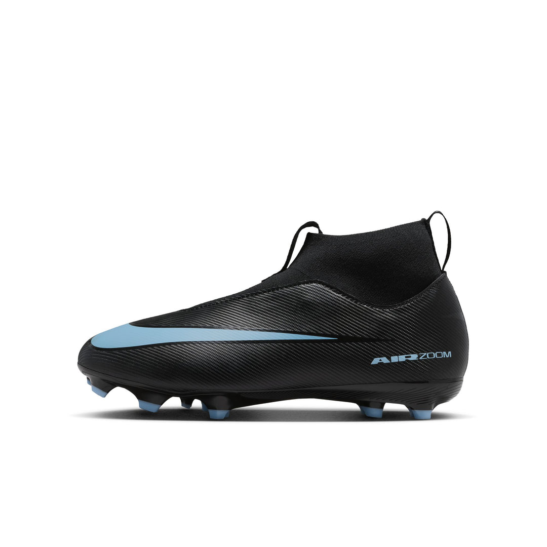 Nike Junior Mercurial Superfly 10 Academy FG/MG - Black/Ice Blue Youth Footwear - Third Coast Soccer