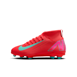 Nike Junior Mercurial Superfly 10 Club FG - Ember Glow/Aurora Green Youth Footwear - Third Coast Soccer
