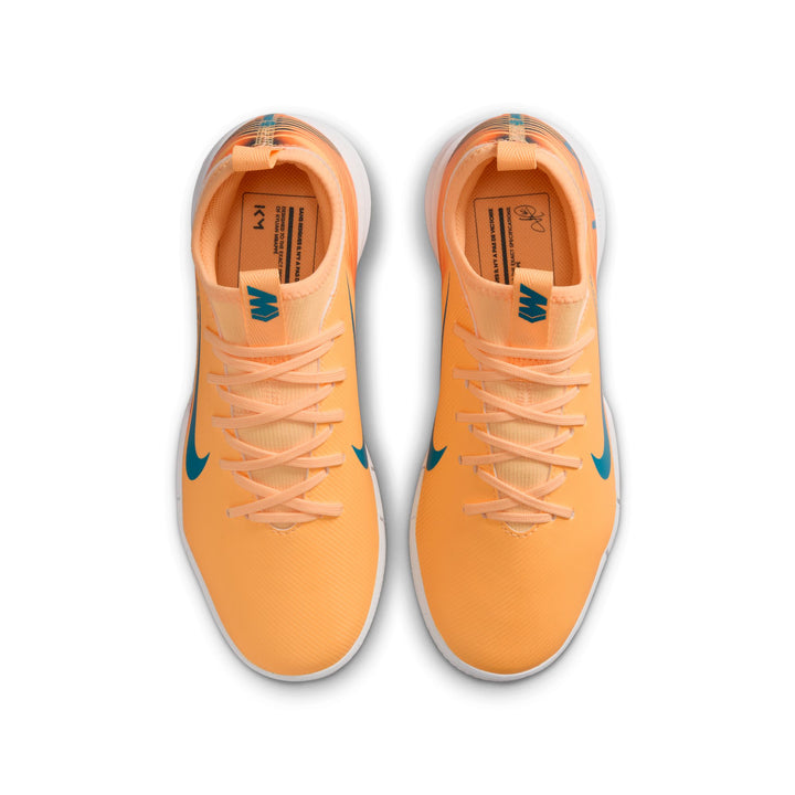 Nike Youth Mercurial Vapor 16 Academy Mbappe IC - Melon/Turquoise