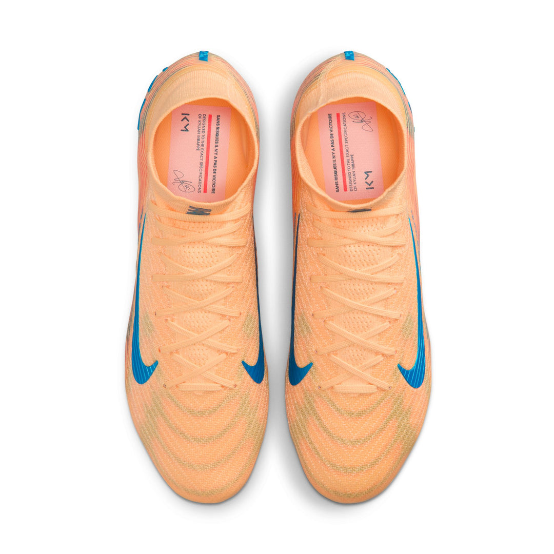 Nike Mercurial Superfly 10 Mbappe Elite FG - Melon/Turquoise Men's Footwear - Third Coast Soccer