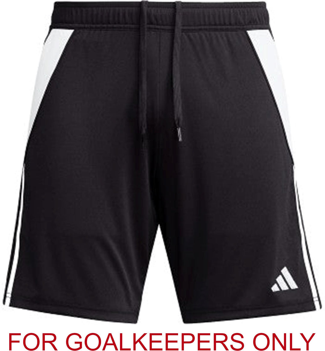 adidas BRSC Youth Tiro 24 Goalkeeper Shorts - Black/White BRSC 2024-2026 - Third Coast Soccer