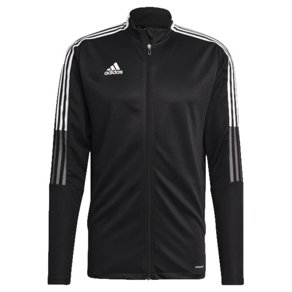 adidas Men's Tiro 21 Track Jacket - Black/White apparel closeout - Third Coast Soccer