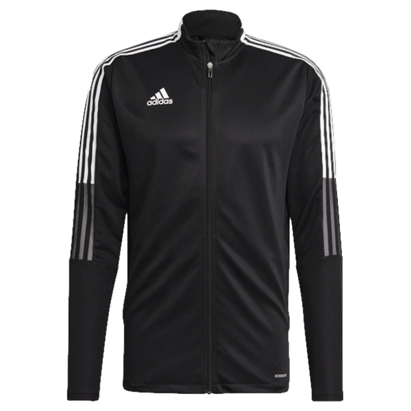 adidas Men's Tiro 21 Track Jacket - Black/White Jackets   - Third Coast Soccer